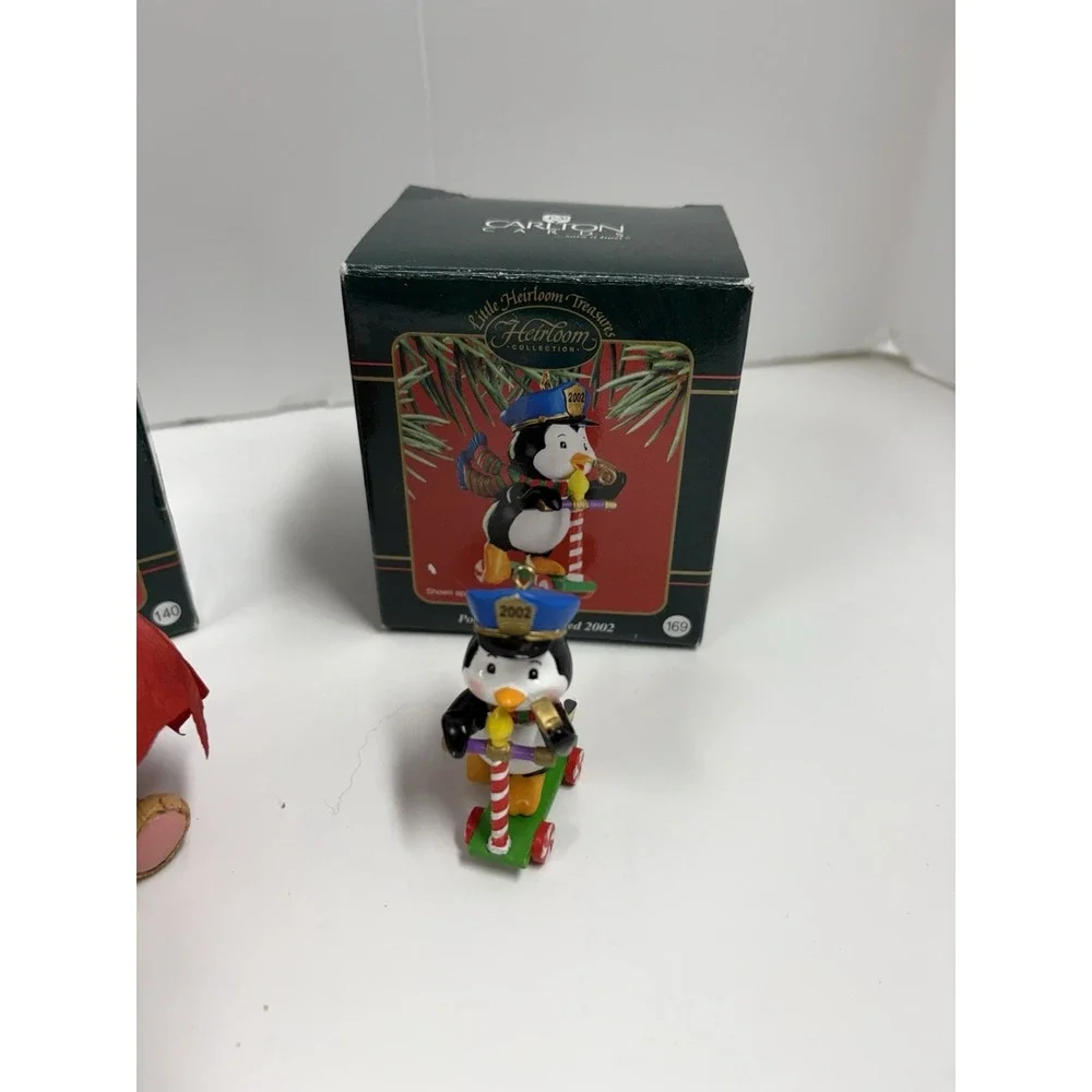 Lot of 3 Carlton Cards‎ Heirloom Collection Christmas Ornament